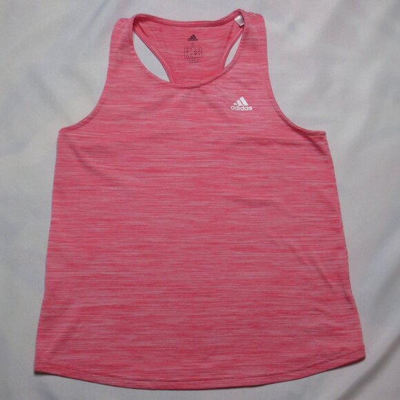 ADIDAS womens PINK tank TOP shirt ATHLETIC running CLIMALITE size SMALL - Picture 1 of 7